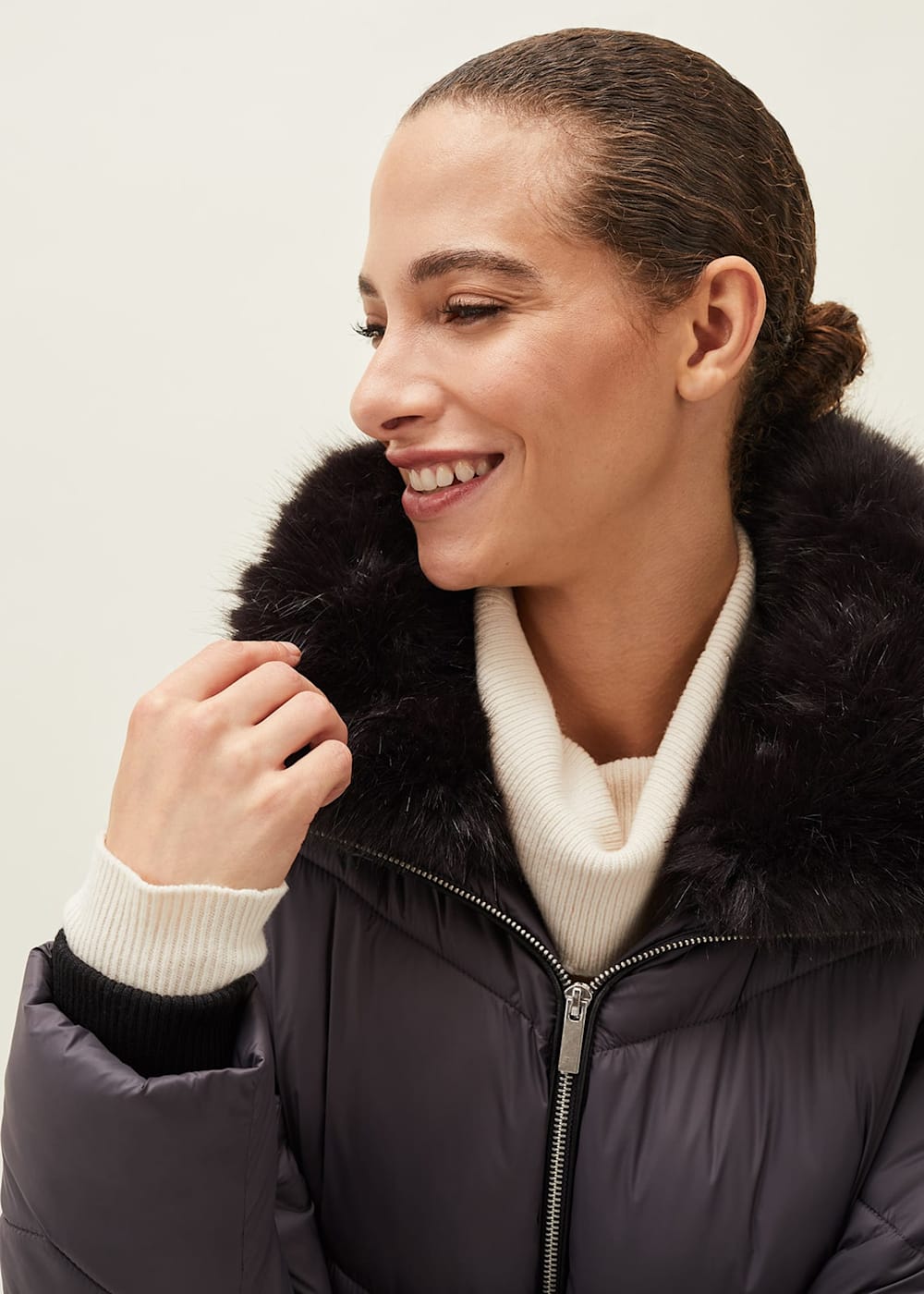 Krissy Short High Shine Puffer Coat Phase Eight UK