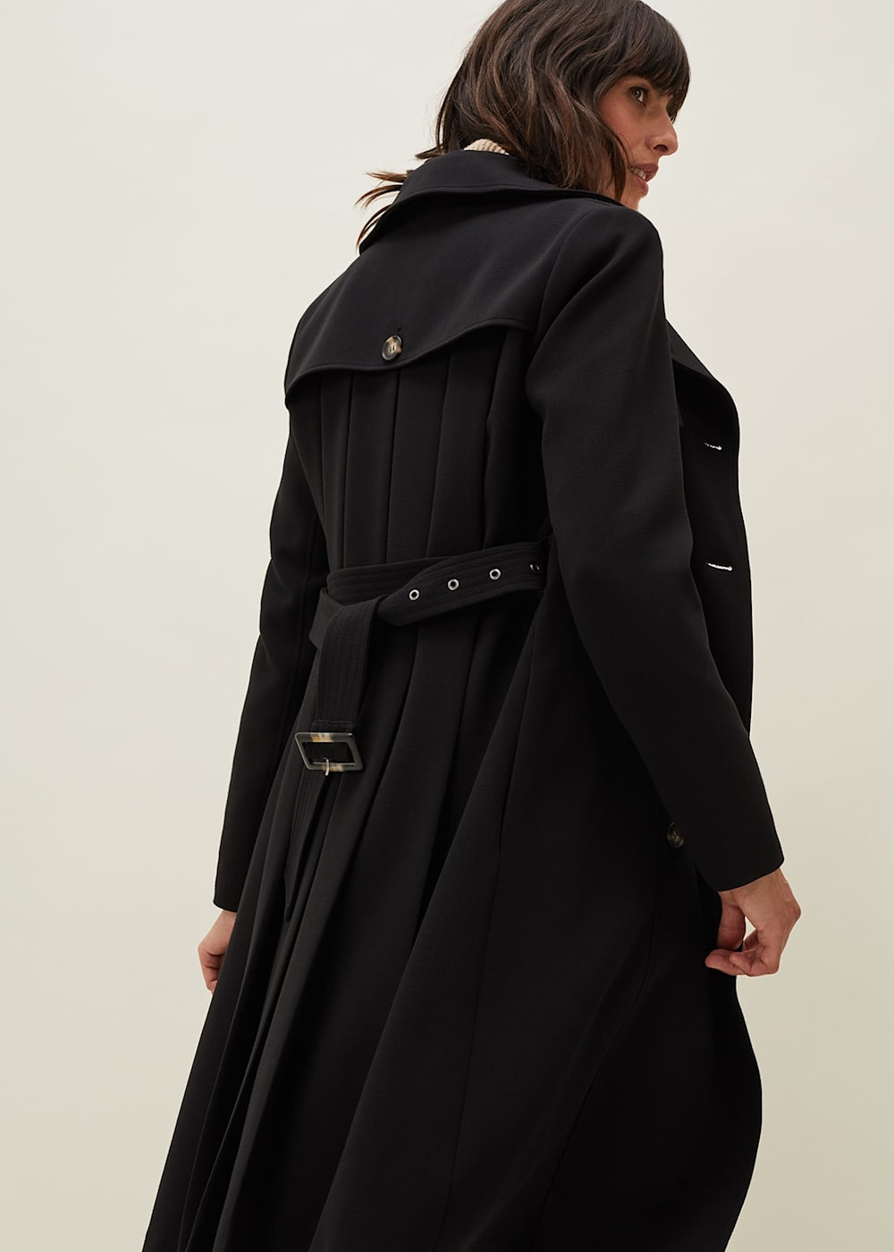 Emmy Pleat Back Trench Coat Phase Eight ROW