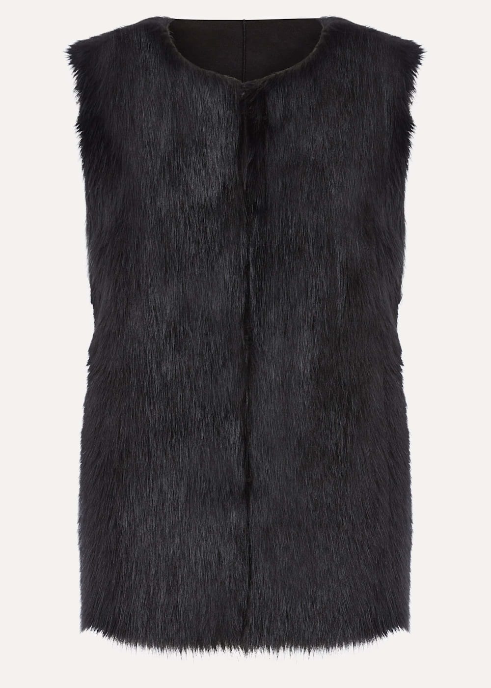 Ella Longline Reversible Faux Fur Gilet Phase Eight UK