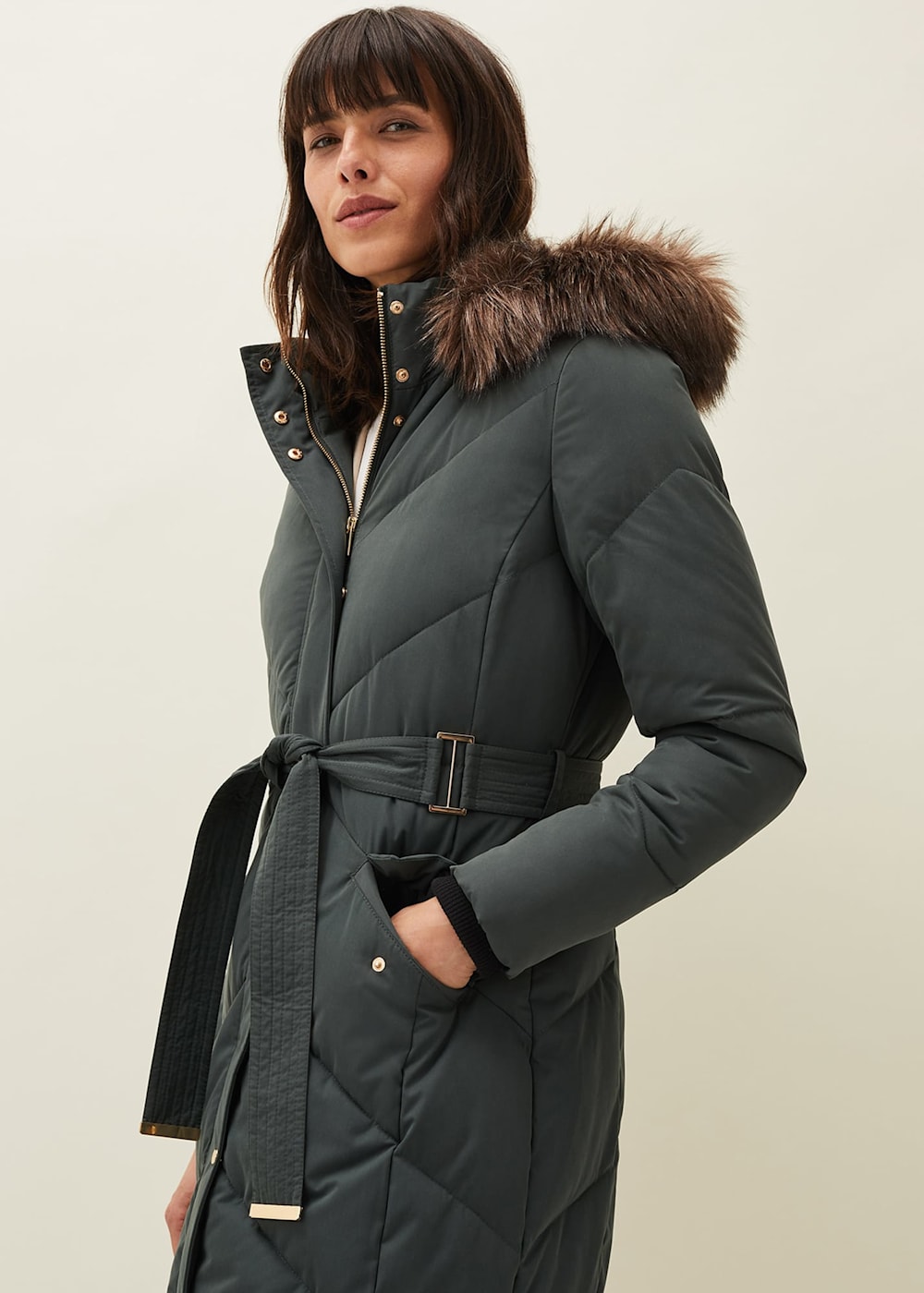 Gabby Maxi Puffer Coat Phase Eight UK