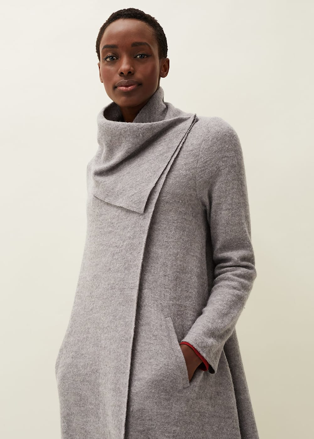 Phase eight bellona level hem coat sales
