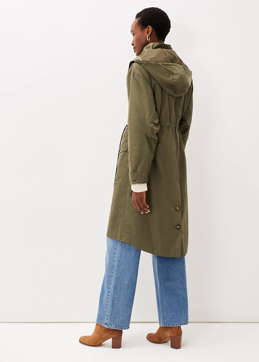 Chloe Longline Parka Coat Phase Eight ROW