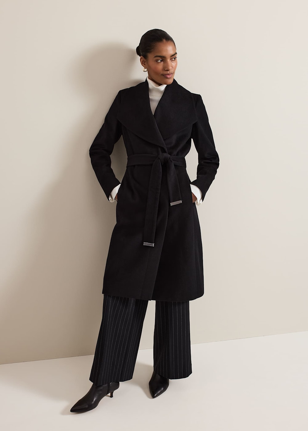 Nicci Wool Belted Coat Phase Eight UK