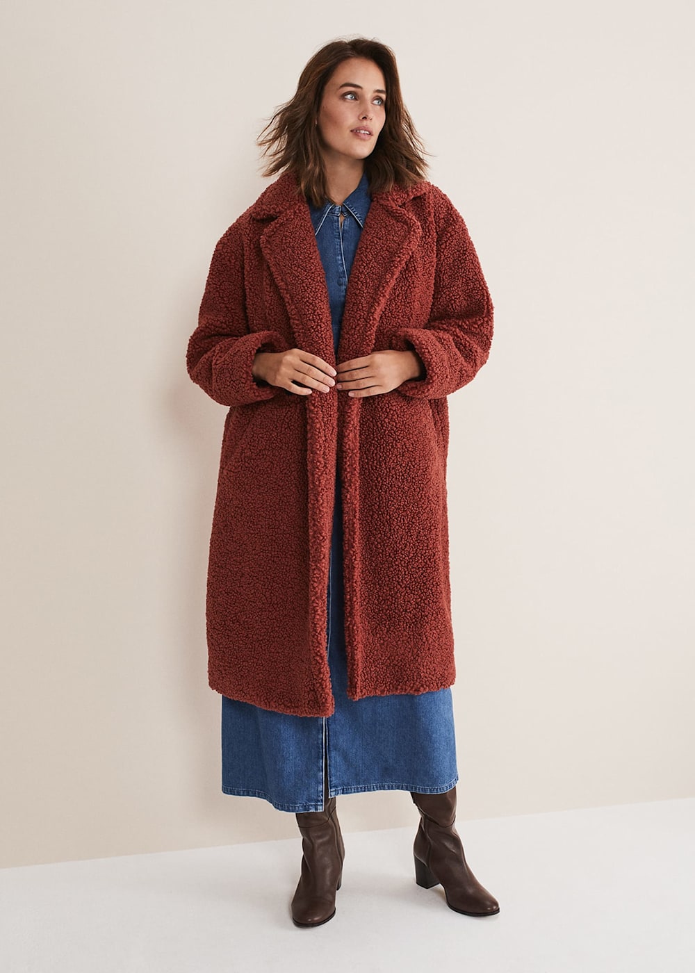 Teddy coat size 8 on sale