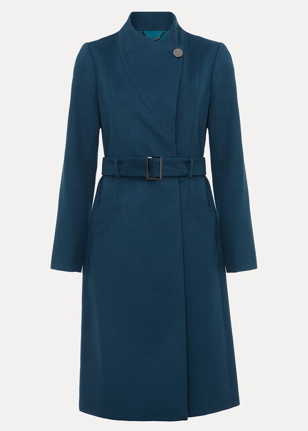 Susie Collarless Wrap Coat Phase Eight ROW