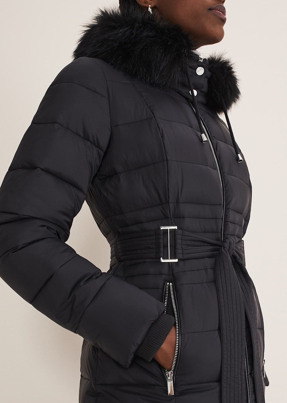 Sofie Waisted Maxi Puffer Phase Eight UK