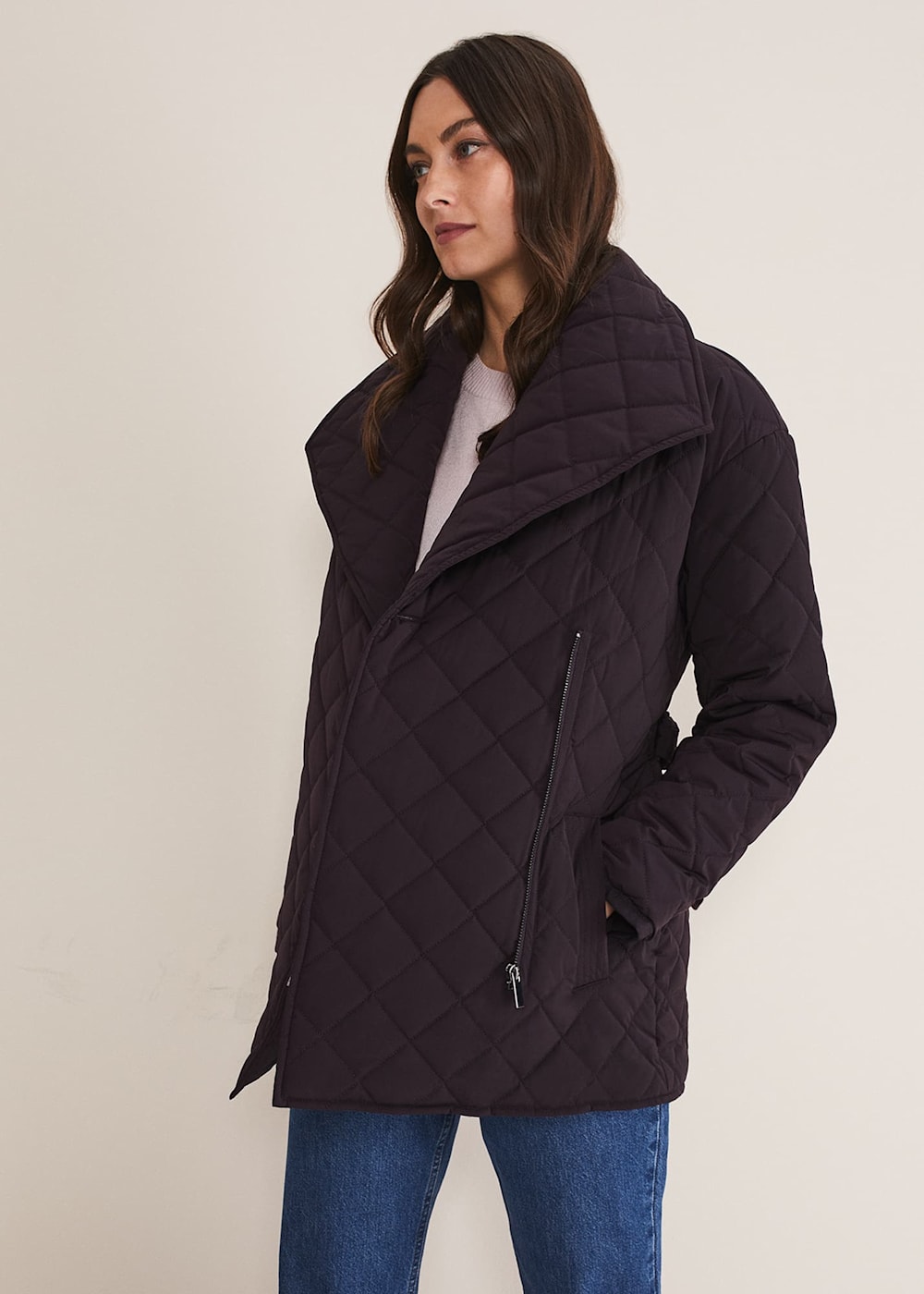 Short quilted jacket womens deals