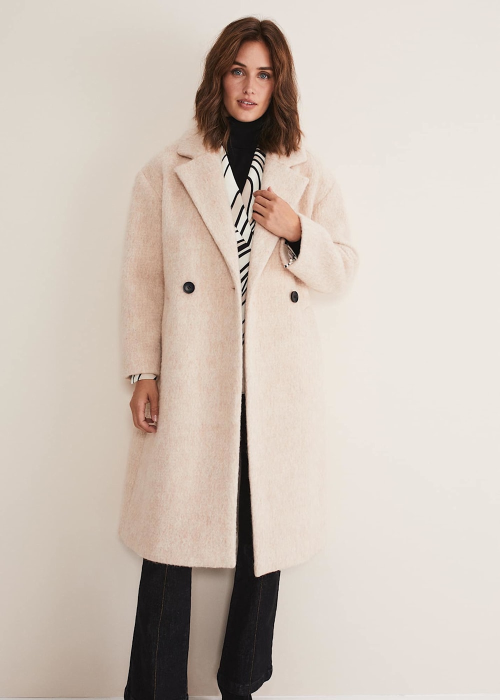 Quinn Textured Cocoon Coat Phase Eight UK