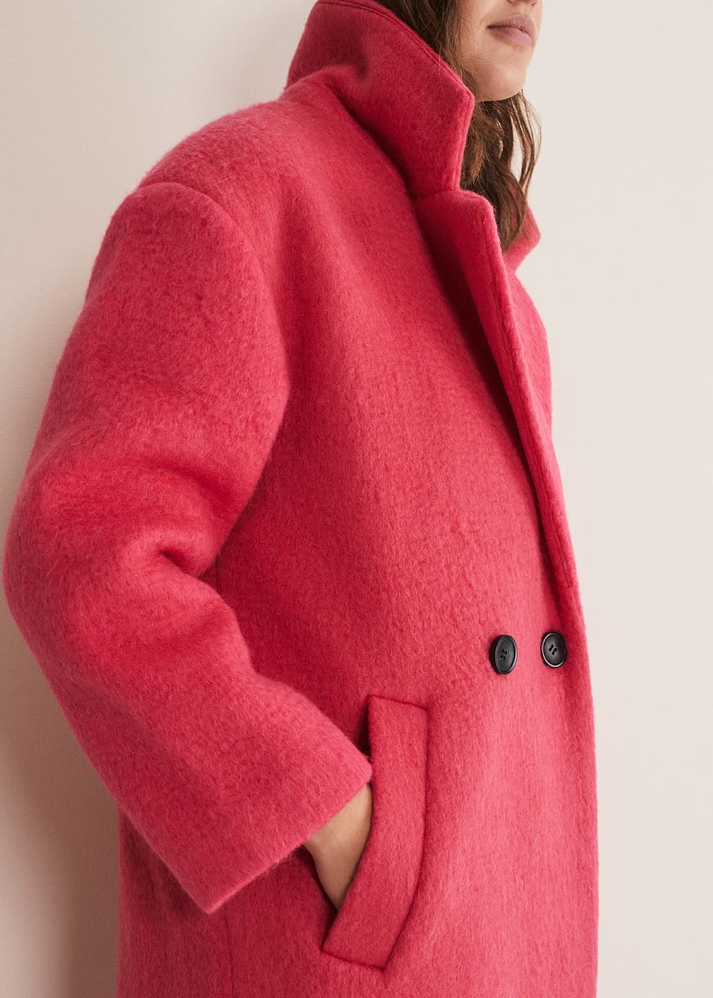 Quinn Textured Cocoon Coat Phase Eight UK