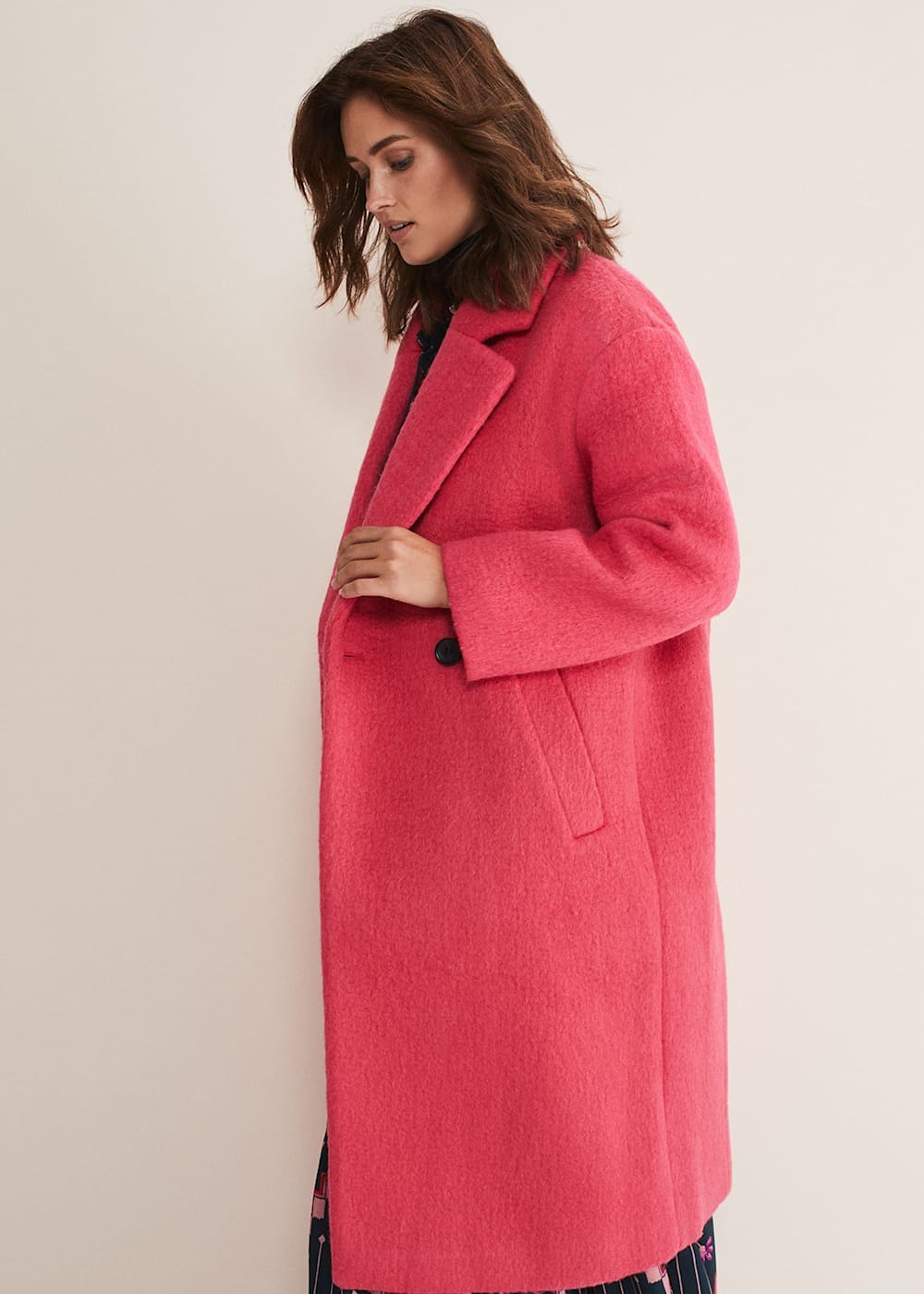 Mint velvet pink coat deals