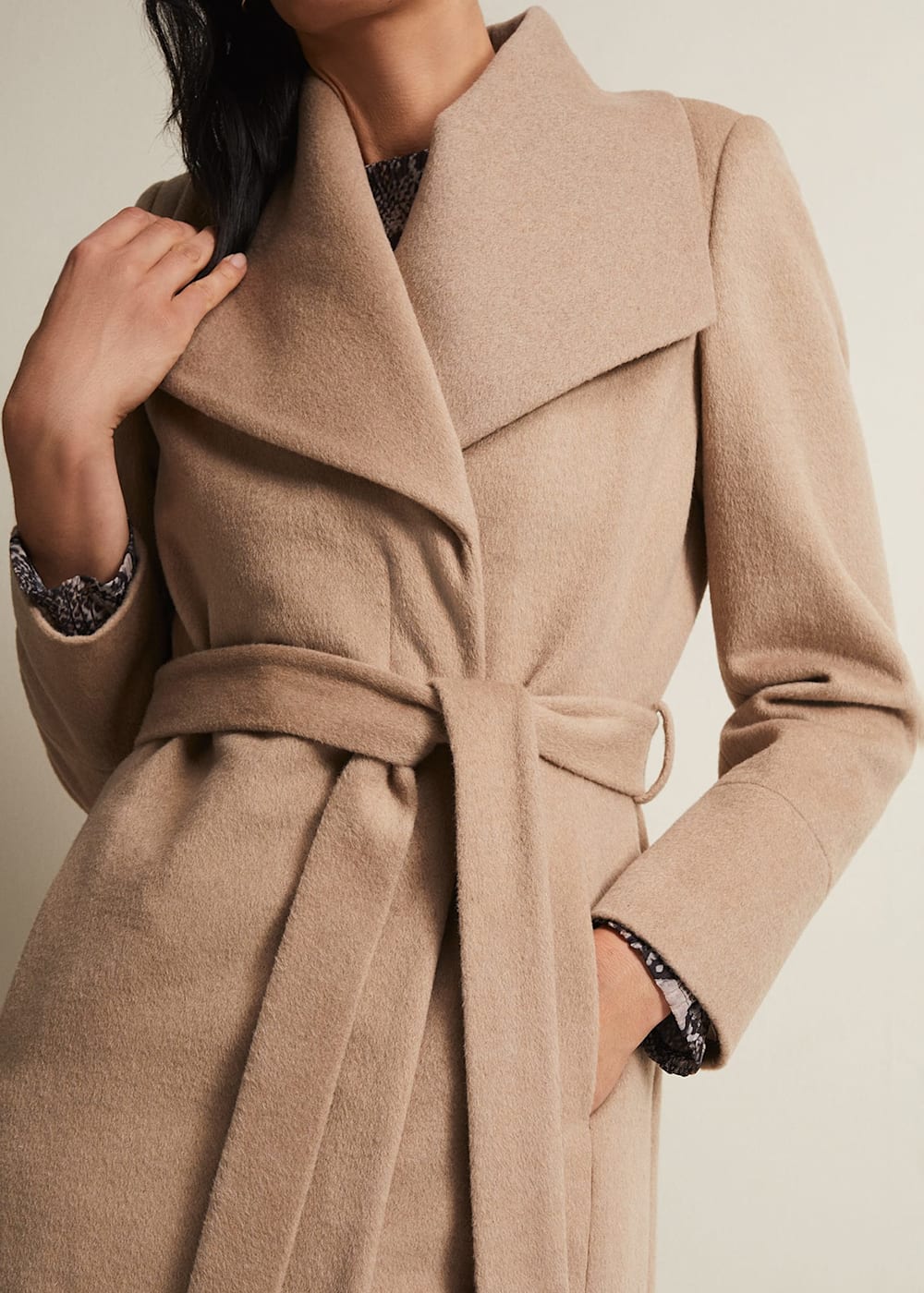 Phase eight nicci belted coat dark port deals