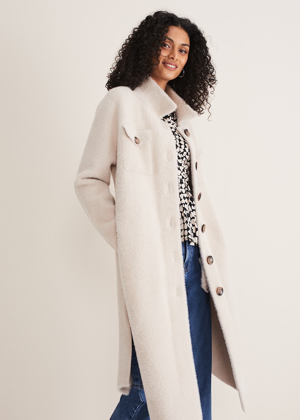 Phase eight pink coat clearance