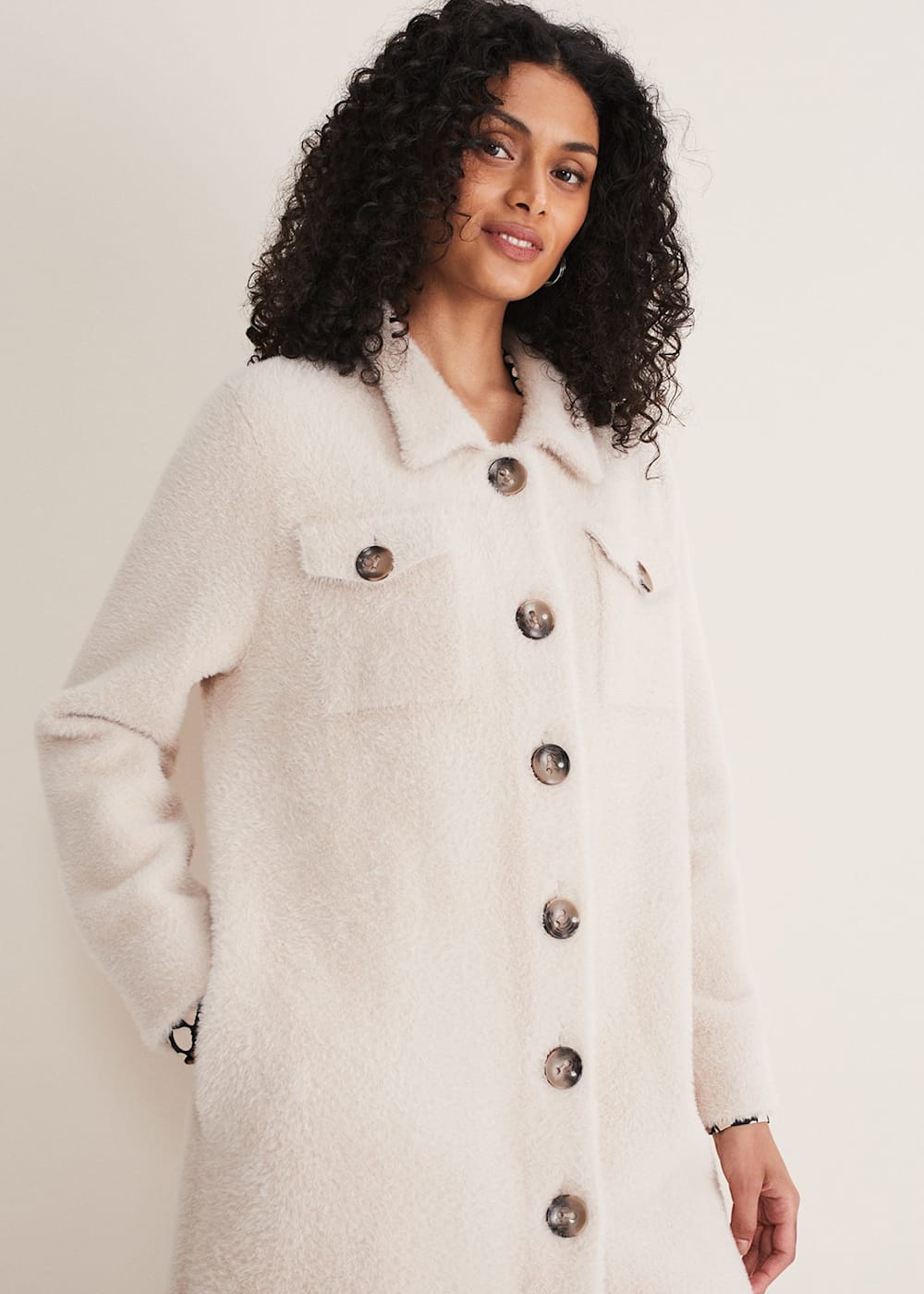Floressa Shacket Knit Coat | Phase Eight UK |