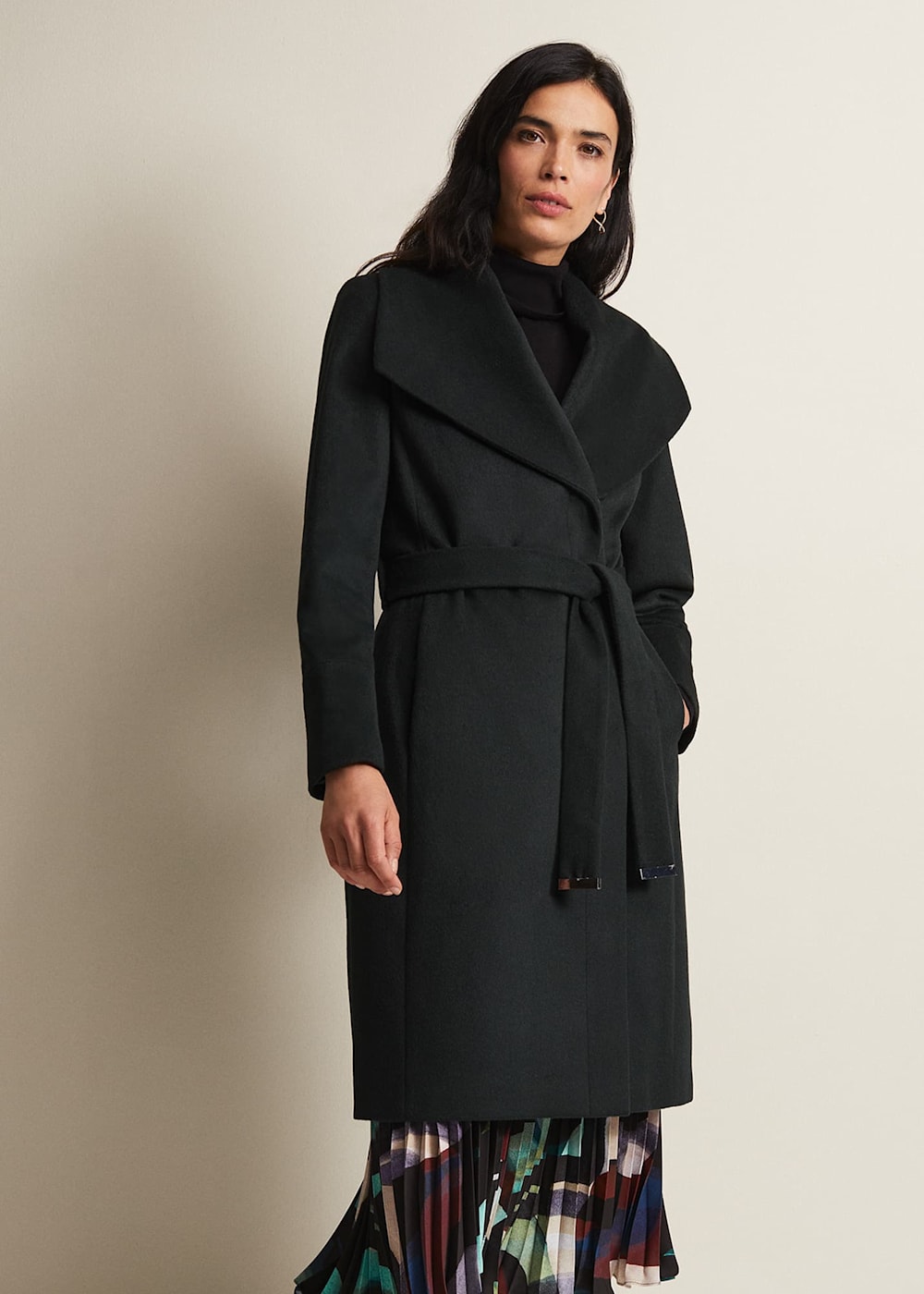 Nicci Wool Belted Coat Phase Eight UK