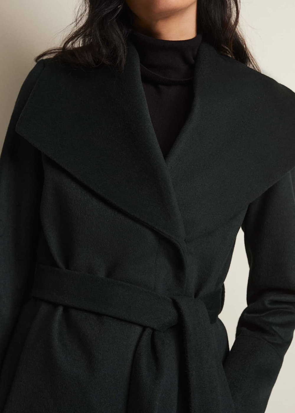 Phase eight nicci belted coat dark port cheap