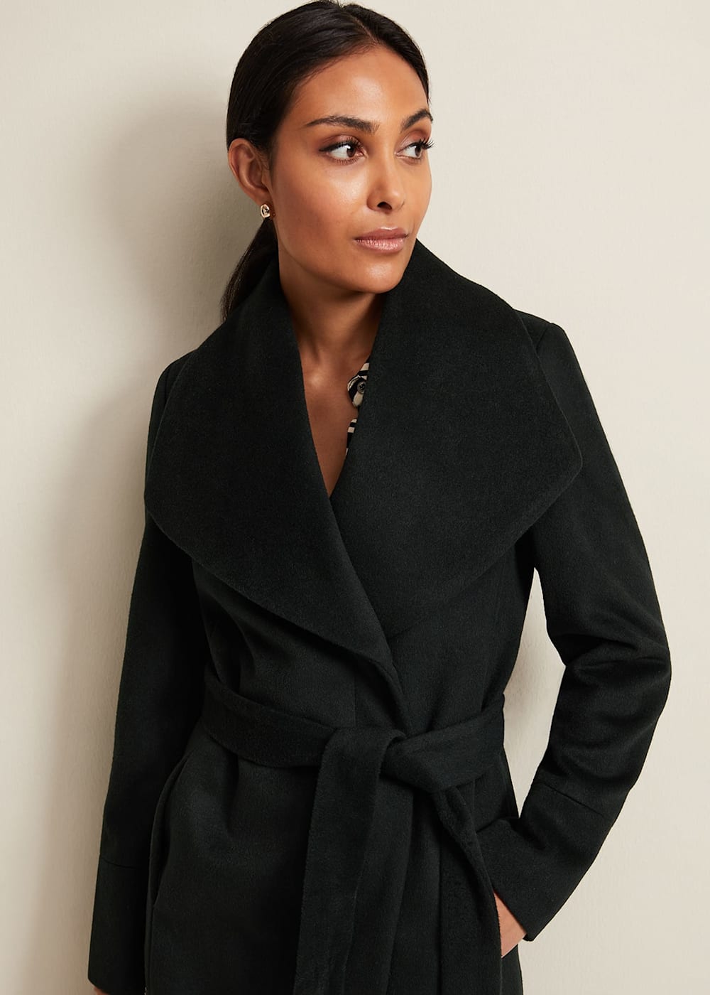 Petite green coat clearance