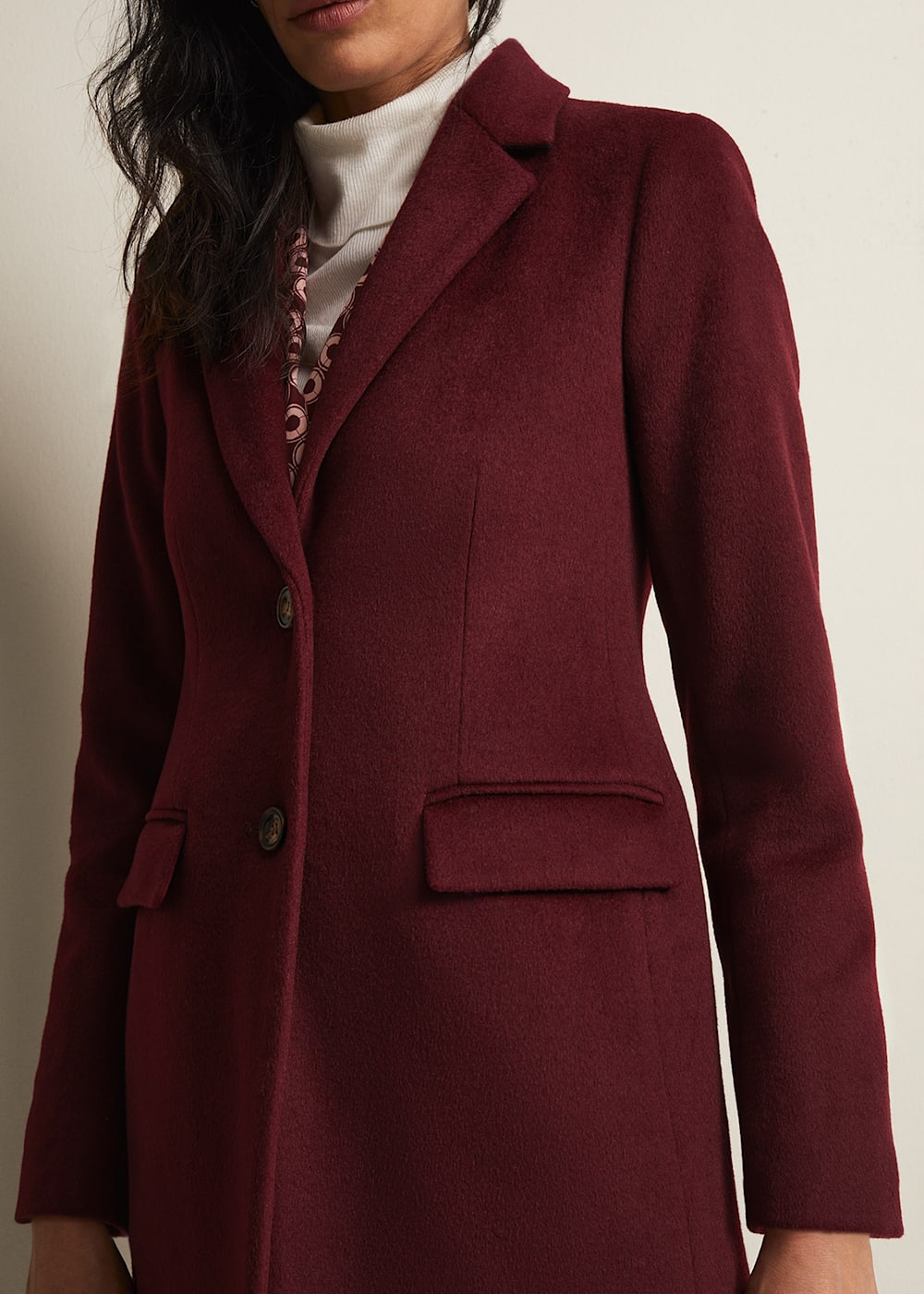 Lydia Blue Wool Smart Coat Phase Eight UK
