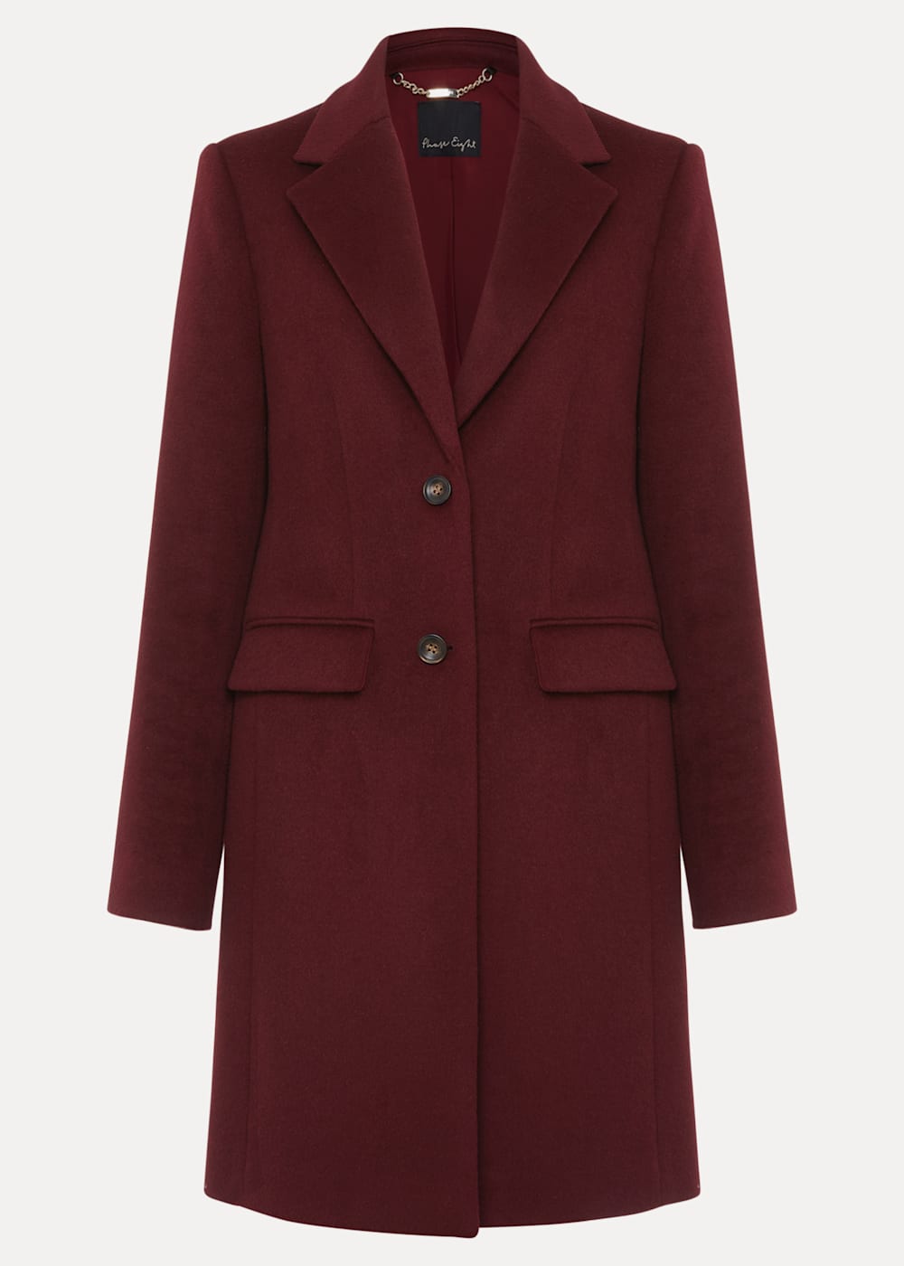 Dark red coats cheap