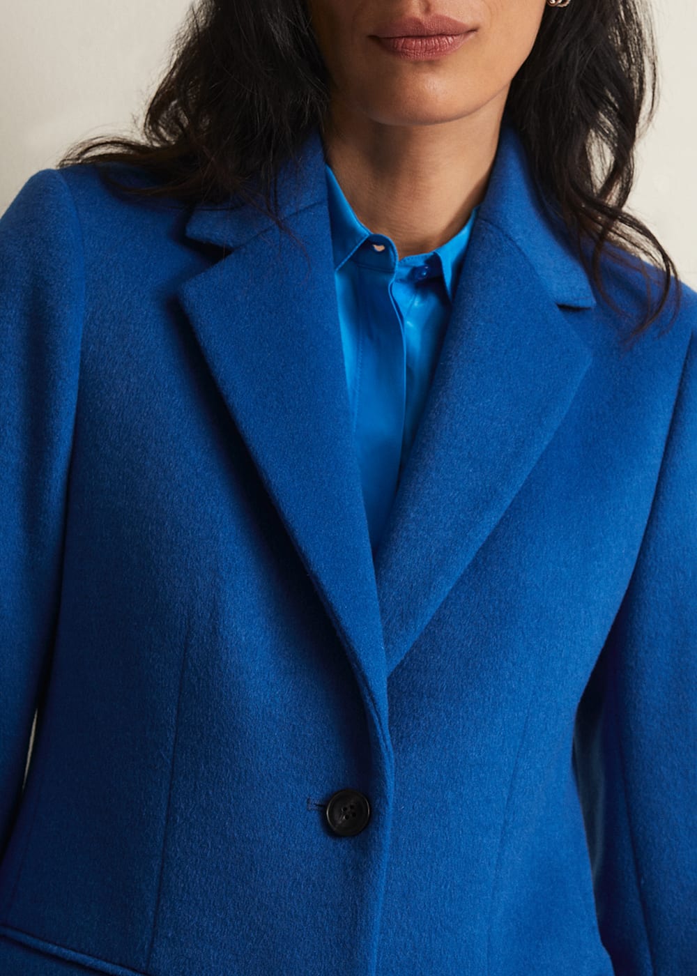 Smart blue coat hot sale