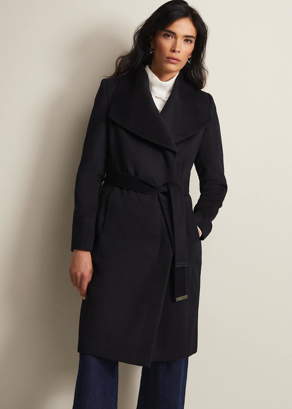 Phase eight nicci belted coat emerald discount