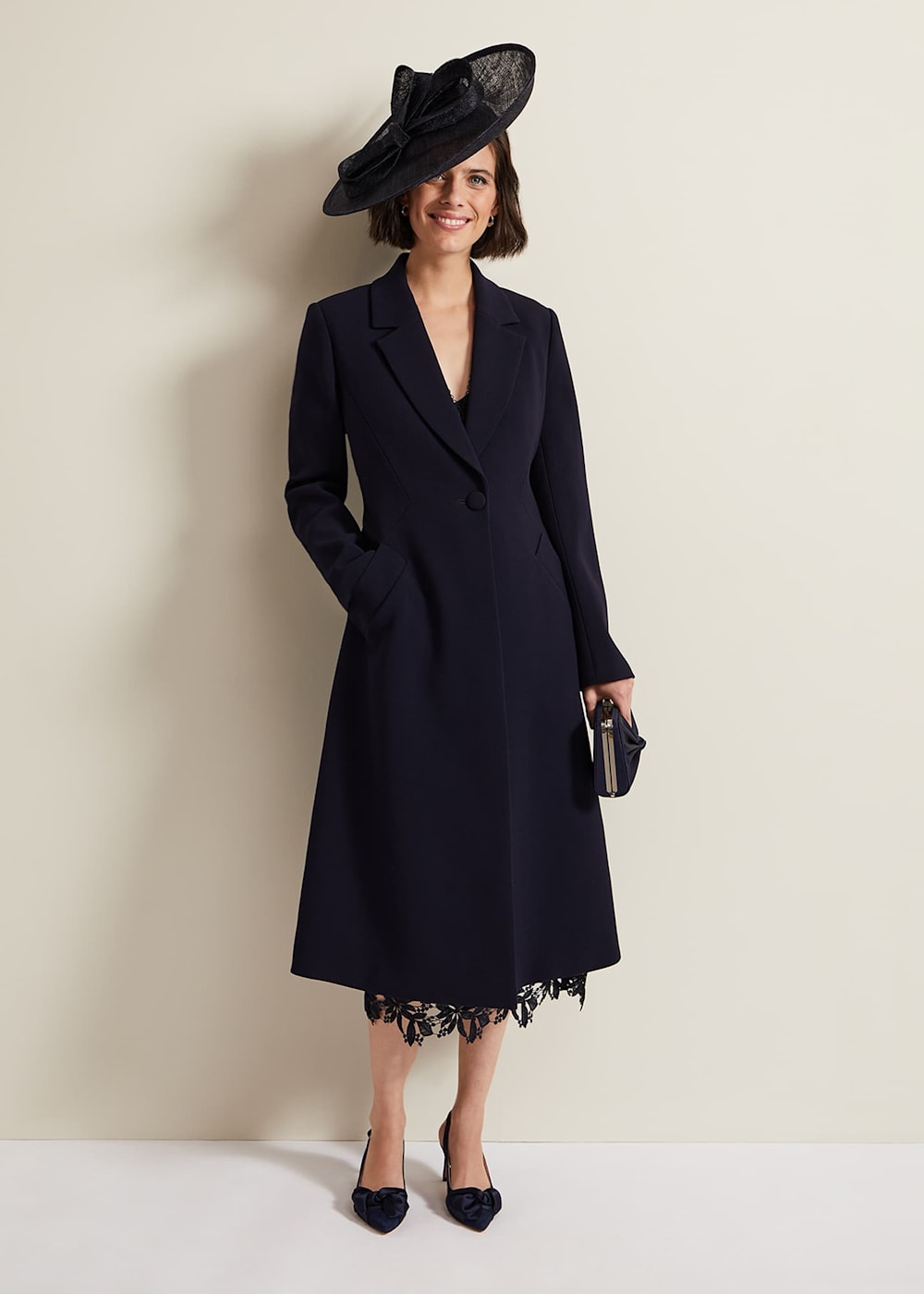 Juliette Crepe Coat Phase Eight UK