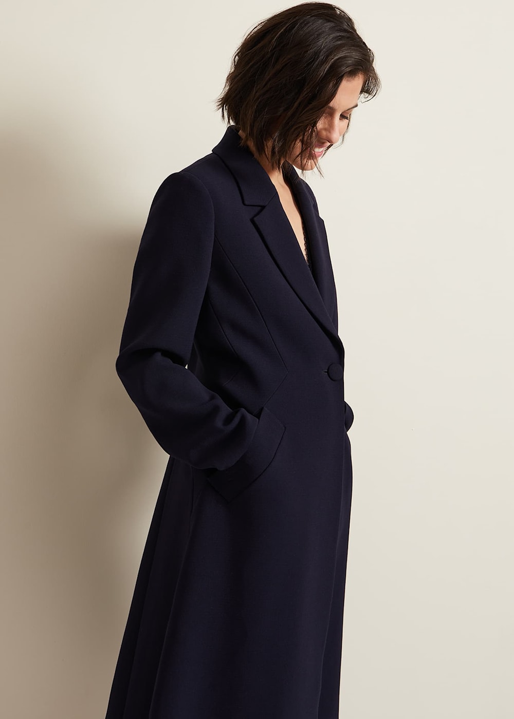 Phase eight navy coat shop