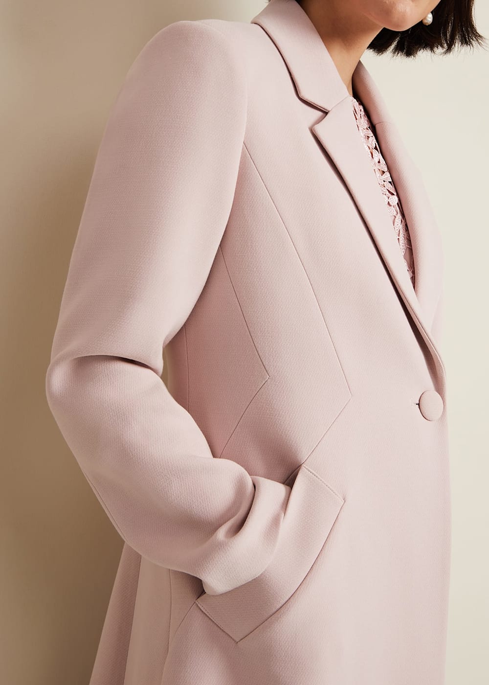Phase eight pink coat cheap
