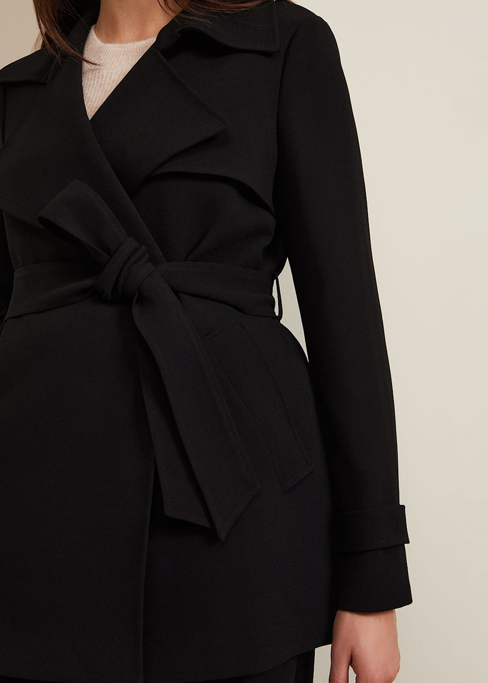 Womens black dress coat on sale