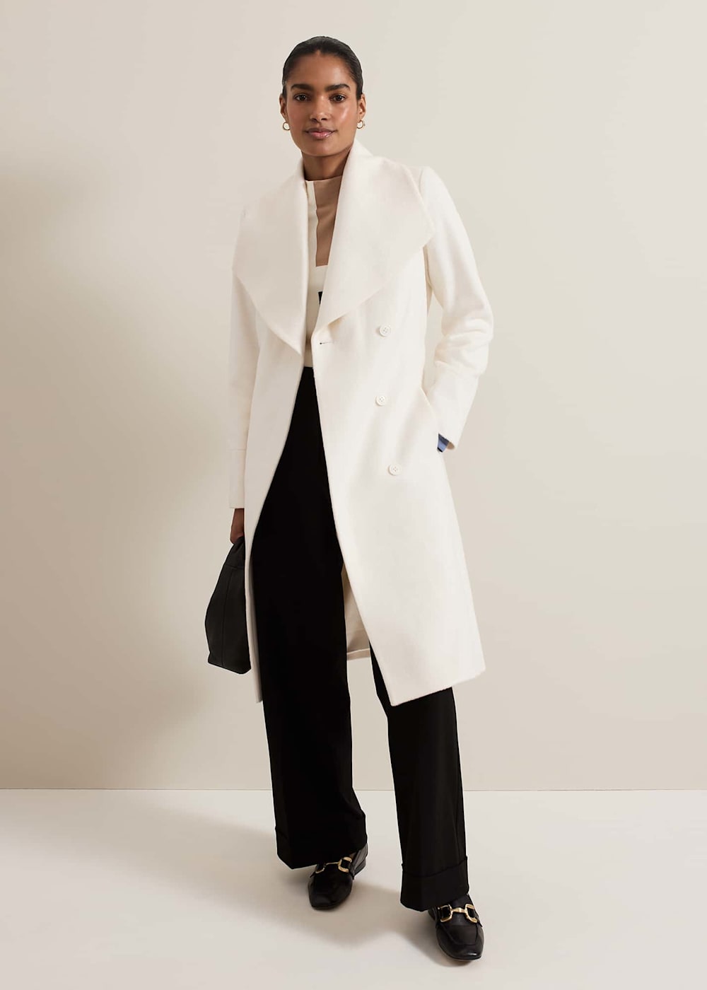Nicci Belted Wool Coat Phase Eight UK