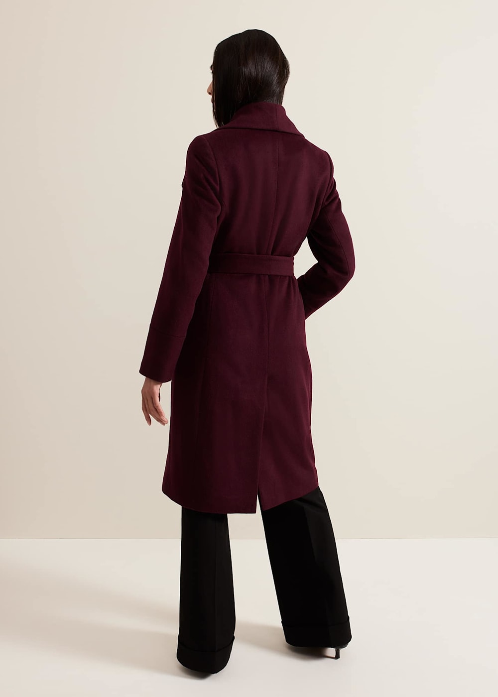 Nicci Belted Wool Coat Phase Eight UK