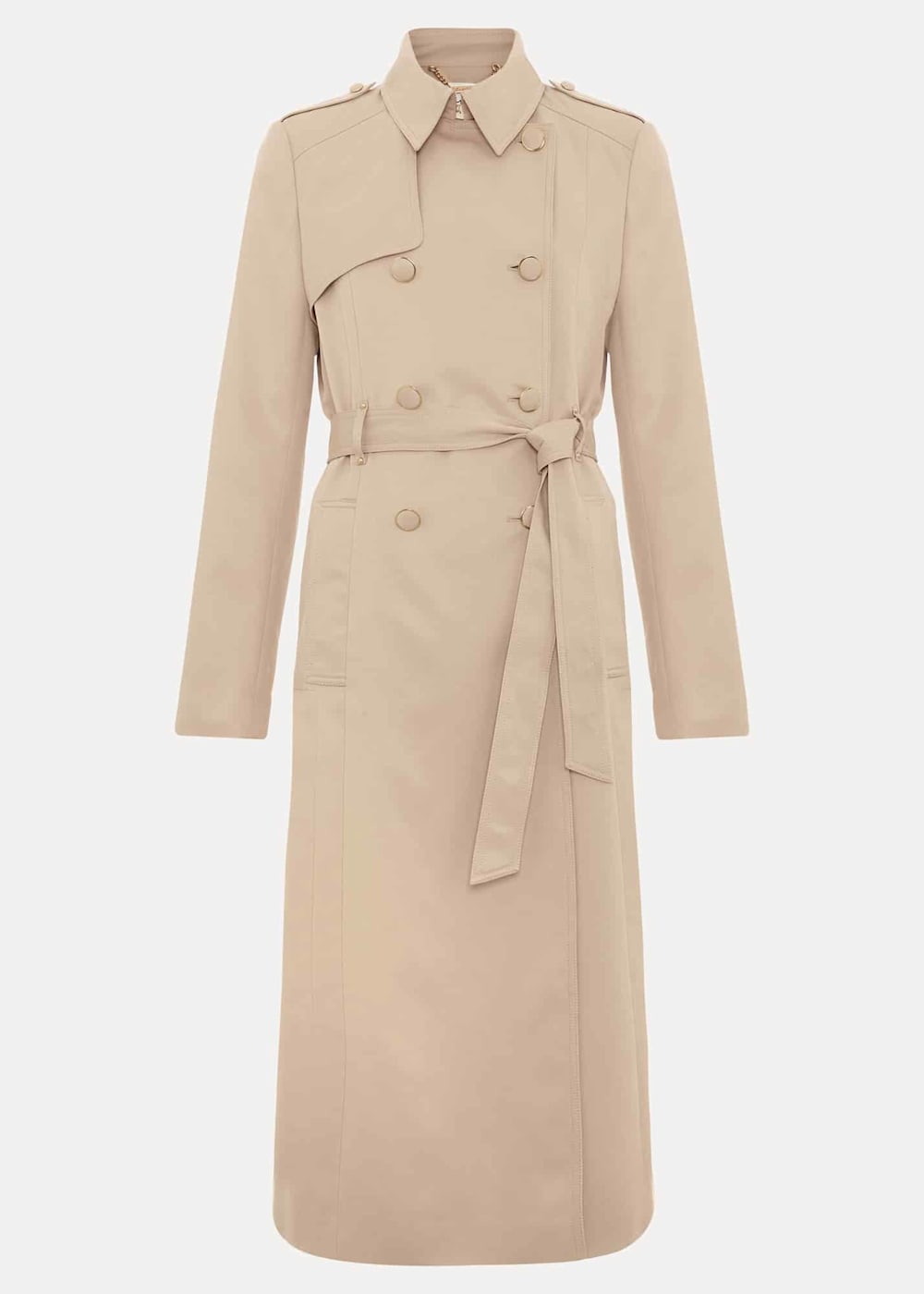 Long fitted camel coat store