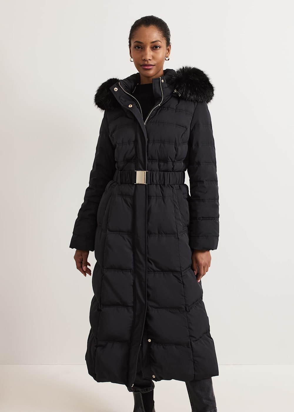 Dixie Long Fur Hood Puffer Phase Eight UK