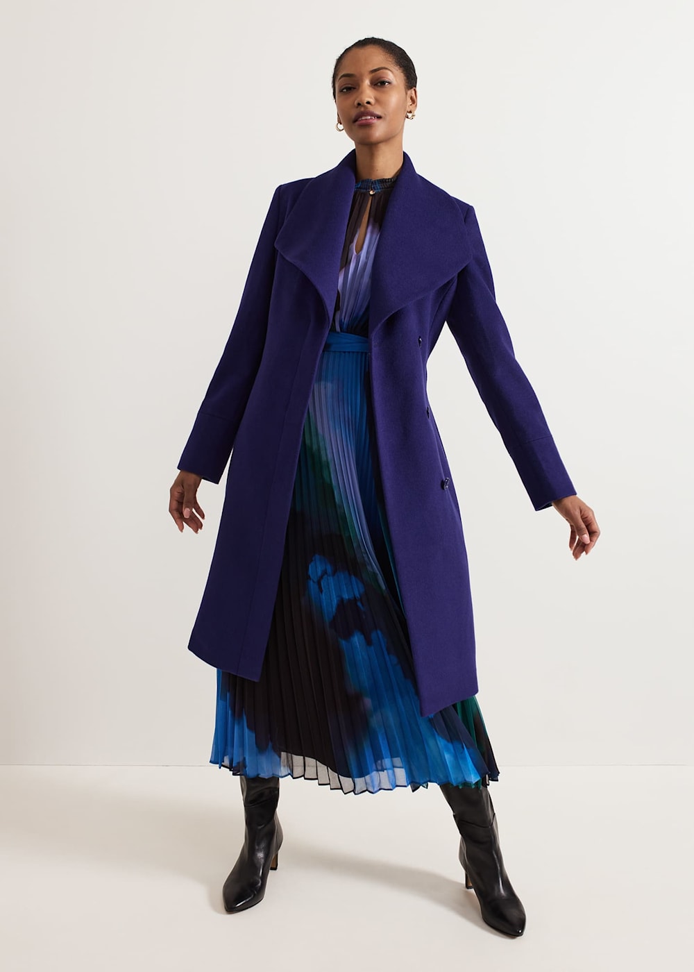 Nicci Belted Wool Coat Phase Eight UK