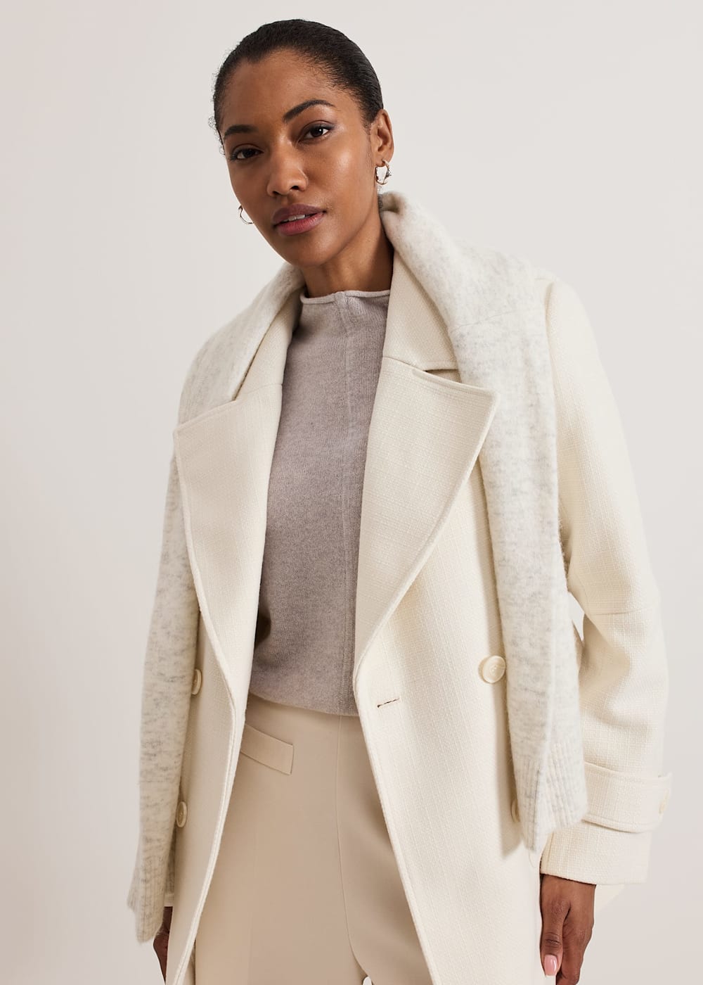Womens ivory peacoat cheap