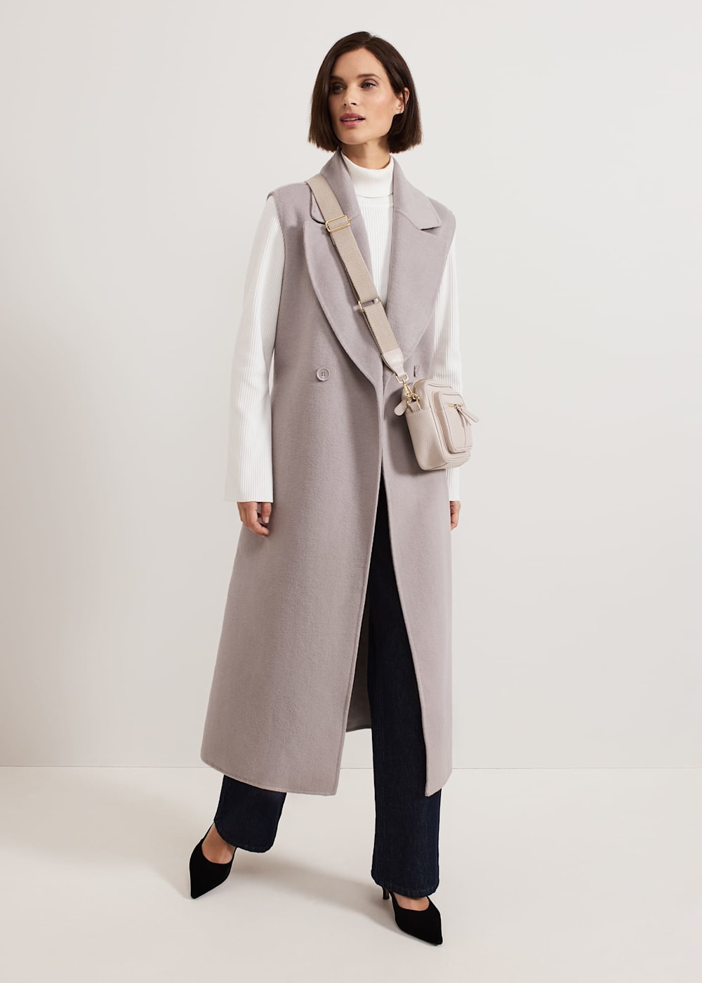 Wool sleeveless coat 2025