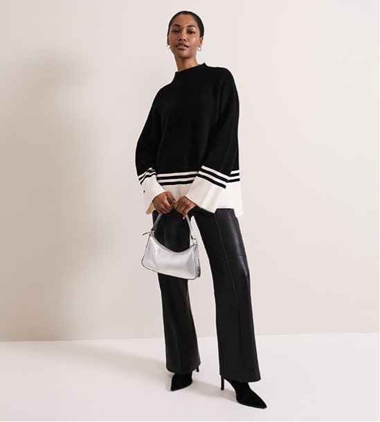 Woman wearing Phase Eight outfit