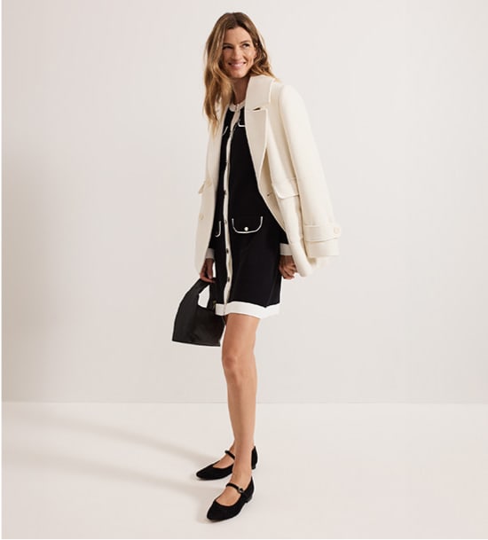 Woman wearing Phase Eight outfit