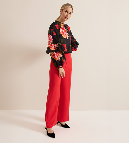 Woman wearing Phase Eight outfit