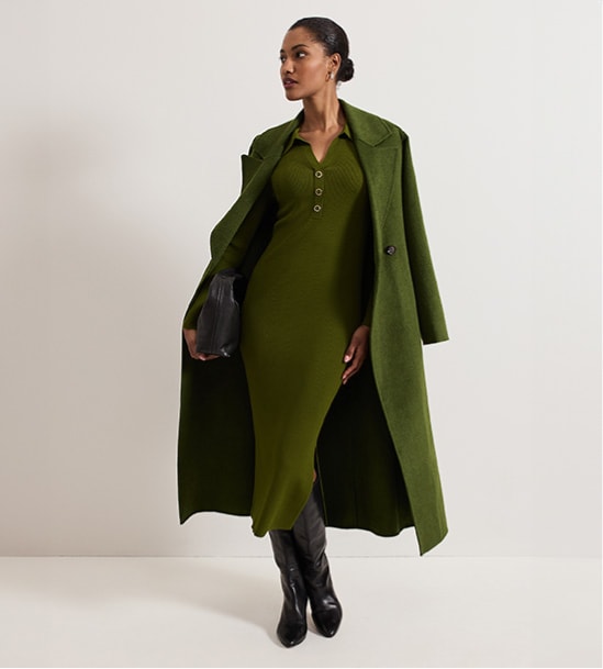 Woman wearing Phase Eight outfit