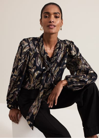 Woman wearing Phase Eight outfit