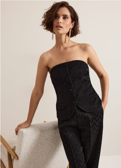 Woman wearing Phase Eight top