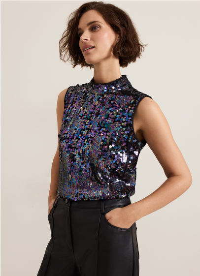 Woman wearing Phase Eight outfit