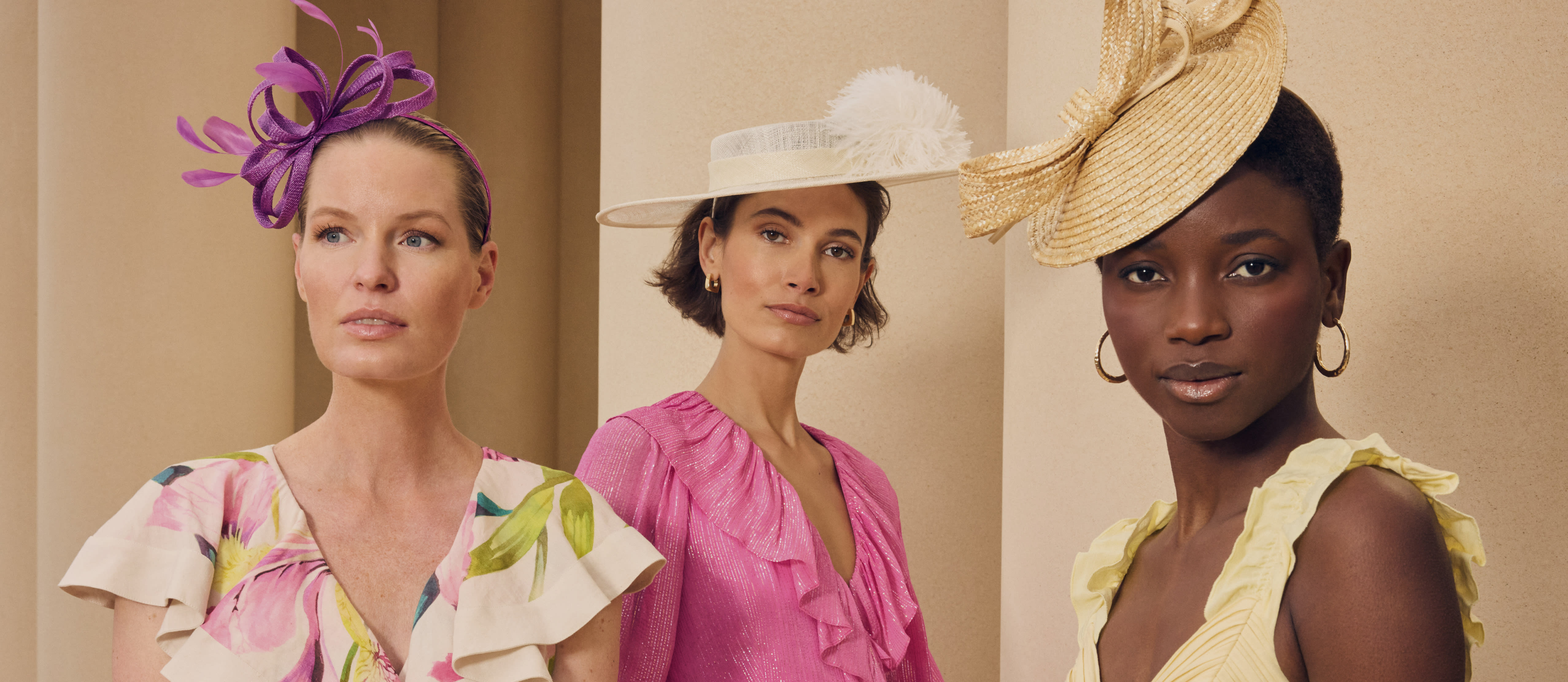 Women wearing Phase Eight race day outfits