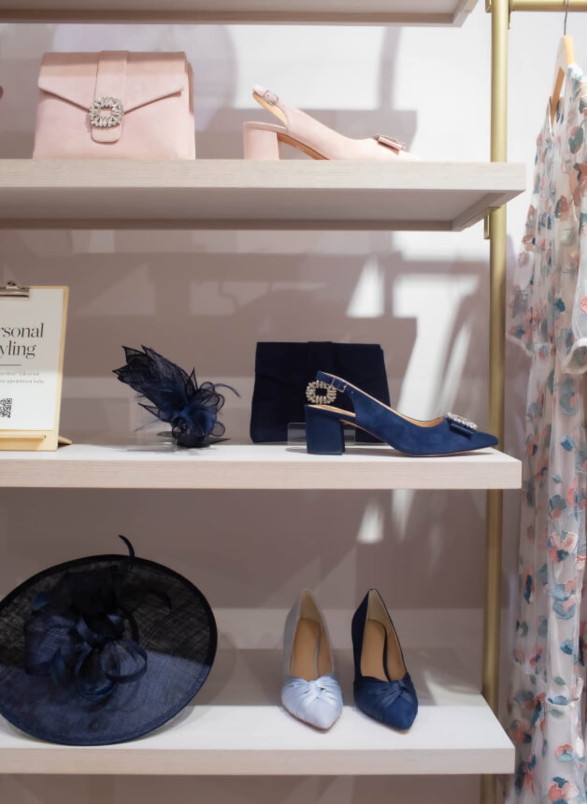 Occasion accessories displayed in store