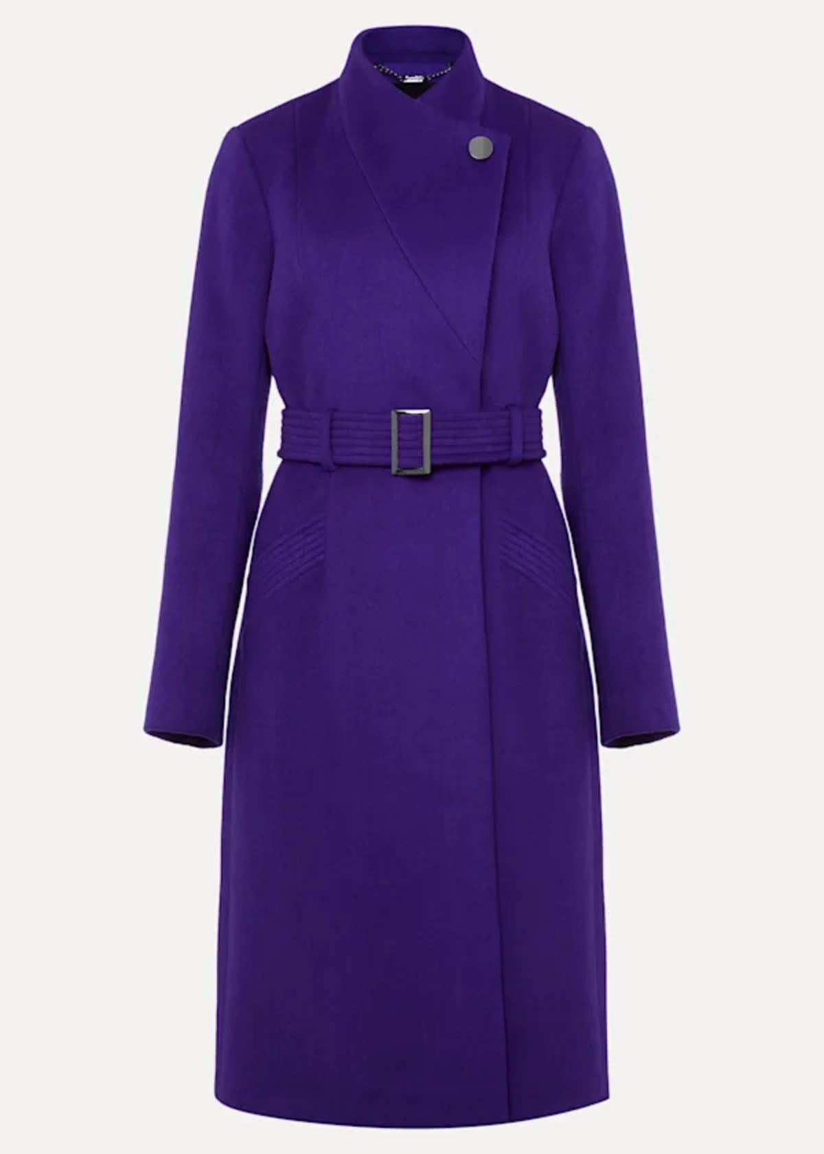 Phase Eight Susanna Purple Wool Coat