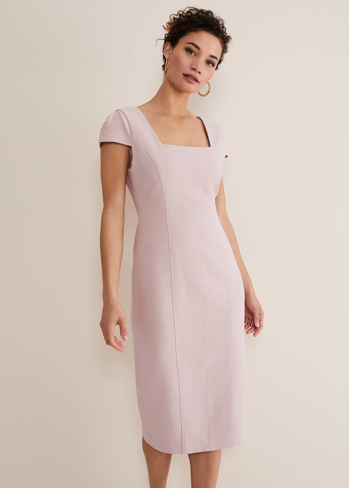 Pink bodycon dress
