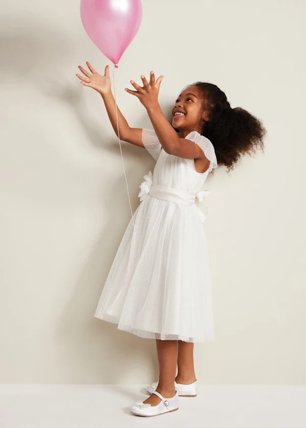 Child wearing Phase Eight Jasmine Tulle Fit And Flare Dress