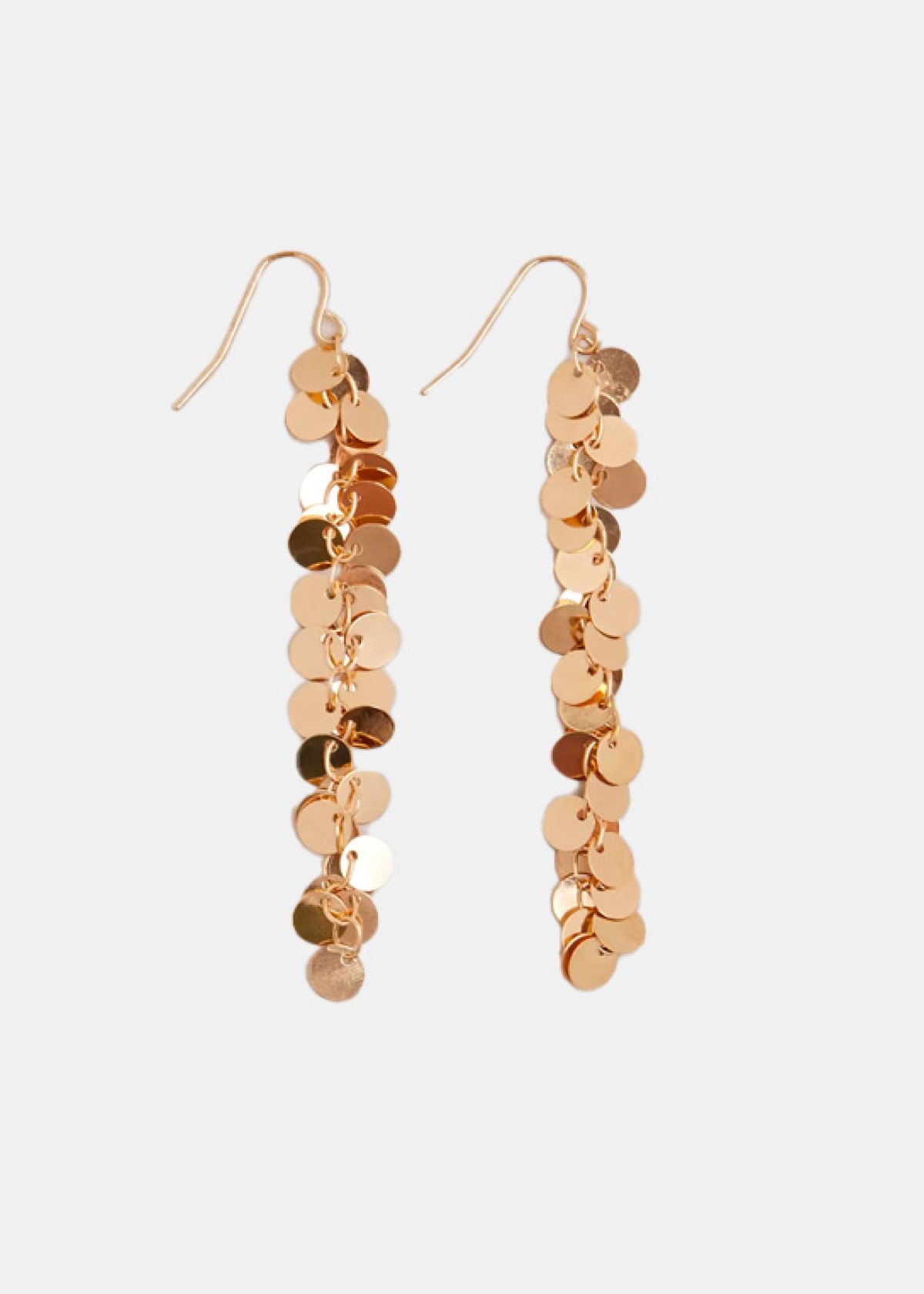 Phase Eight Gold Cluster Drop Earrings