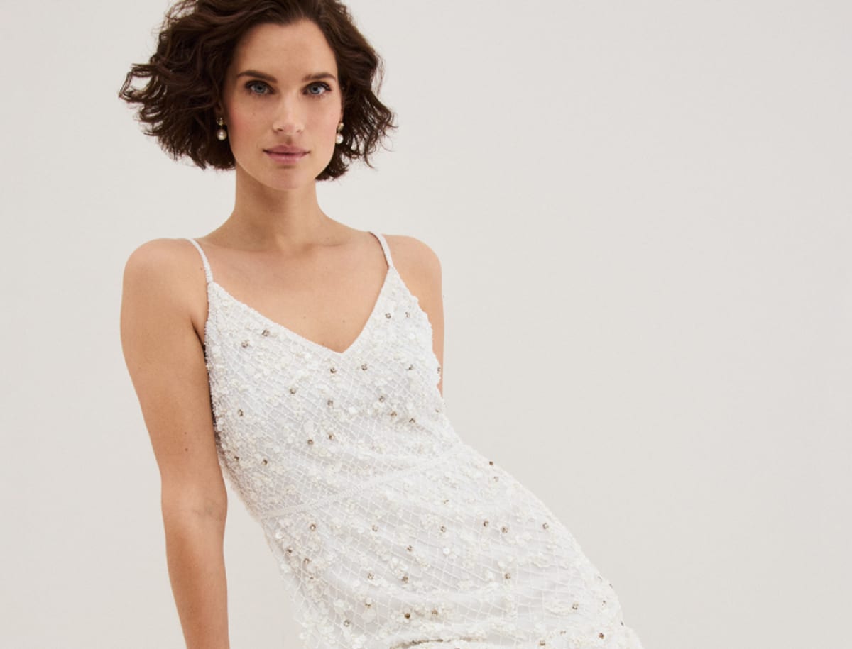 woman wearing Phase Eight outfit