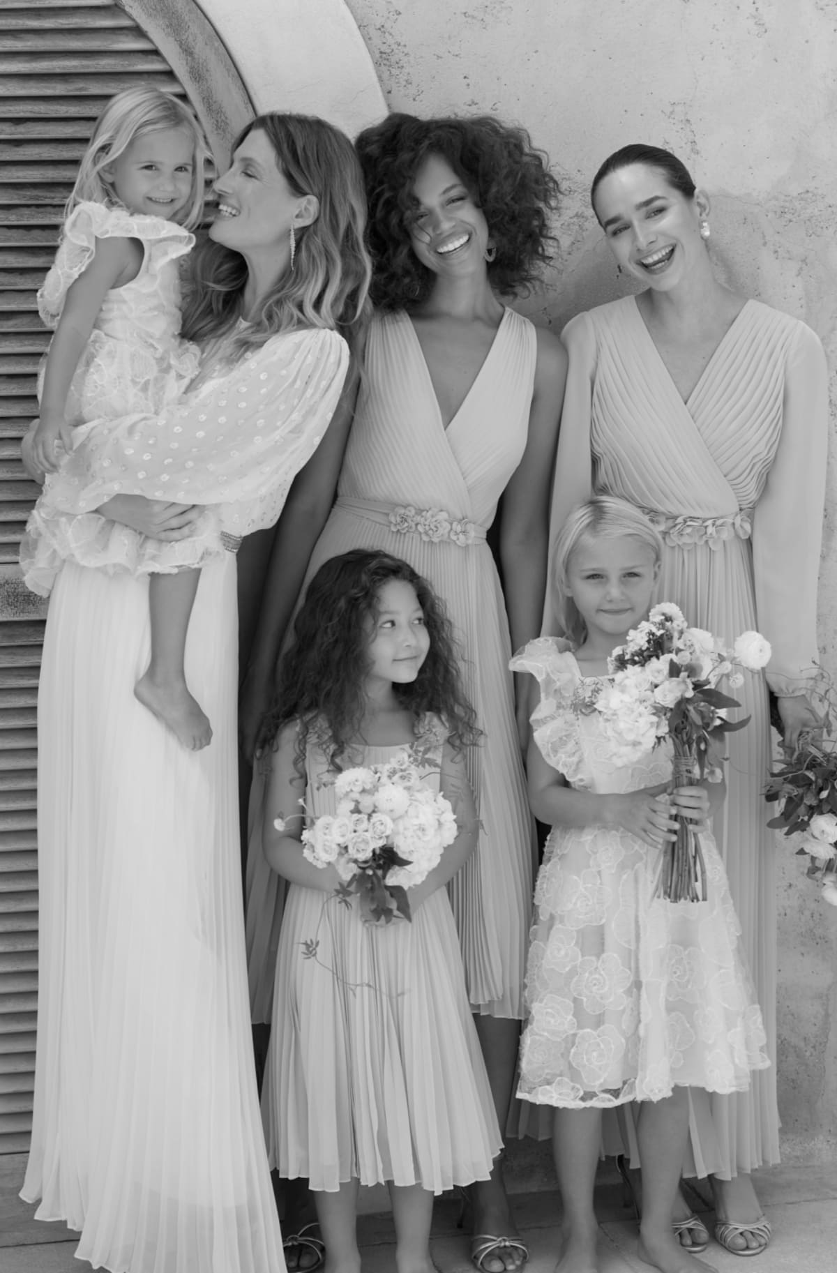 Girls in Phase Eight flower girl dresses